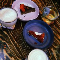 Cheesecake at Vegamo Centro in Mexico City