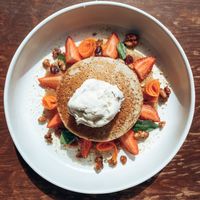 Pancakes  at Vegamo Centro in Mexico City