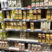Plantbased milk at Biomonde in Saint-pierre-doleron