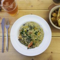 Vegan chowder at the Brunswick. at The Brunswick in Leeds