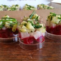 mise en bouche at Slurps in Brussels