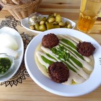 Hummus at The Hummus of Tahini in Jerusalem