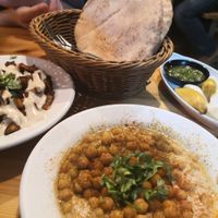 Hummus at The Hummus of Tahini in Jerusalem