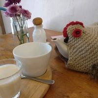 English Breakfast Tea in a teapot! at Sister Srey Cafe in Siem Reap