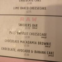 Raw vegan sweets at Sister Srey Cafe in Siem Reap