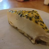 Passionfruit cheesecake at Sister Srey Cafe in Siem Reap