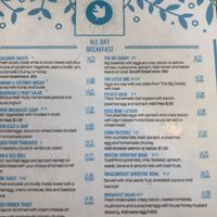 All Day Breakfast Menu at Sister Srey Cafe in Siem Reap