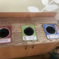 compost, recycling, and …that other one 😉  at Good Earth Natural Foods in Mill Valley
