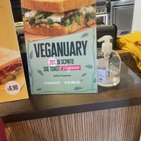 Ottimo toast vegano personale super disponibile addirittura sconto per il veganuary #Veganuary at Capatoast in Naples