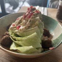 Cabbage and falafel   at Kanaan in Berlin