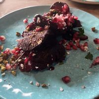 Delicious beetroot carpaccioo  at Kanaan in Berlin