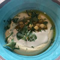 Legendary creamy tasty hoummus  at Kanaan in Berlin