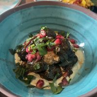 Stuffed wine leaves - so yummy   at Kanaan in Berlin