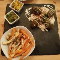 falafel plate at Kanaan in Berlin