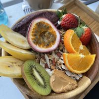 Acai bowl  at Speedo's Cafe in Bondi Beach