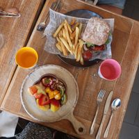 the water is for free! at Speedo's Cafe in Bondi Beach