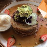 Delicious pancakes at Speedo's Cafe in Bondi Beach