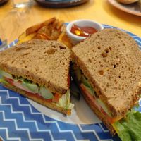 Avocado Sandwich at Dit e Nat in Pristina