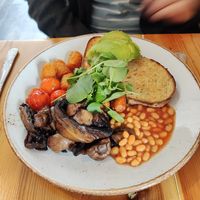 Vegan breakfast at Cafe au Lait in Bath