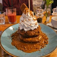 Biscoff pancakes at Cafe au Lait in Bath