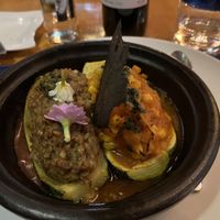 Stuffed zucchini/courgette  at La Marmita in Punta Arenas