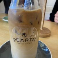 Soy latte - had to query whether this was bonsoy or not as it did not taste like bonsoy. The owner confirmed it was, but I’m still not convinced.  at Pearth Organic Kitchen in West Leederville