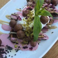 Waffles at Pearth Organic Kitchen in West Leederville