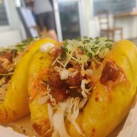 Korean chicken bao at Juicy Brew - Kaimuki in Honolulu