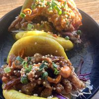 KOREAN HIRATA BUNS  at Juicy Brew - Kaimuki in Honolulu