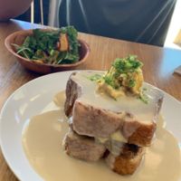 Croque madam (weekend brunch) at Juicy Brew - Kaimuki in Honolulu