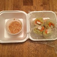 Veggie fresh roll with tofu at Thai Kitchen in Orono