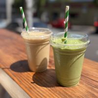 Delicious smoothies   at Remedy Juice Cafe in Hood River