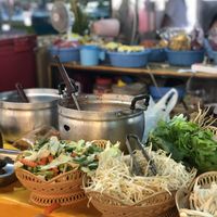 Fresh vegetables at Happy Mushroom - Food Stall in Chiang Mai