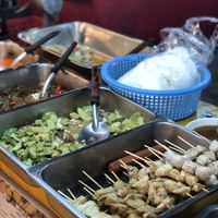 Premade food at Happy Mushroom - Food Stall in Chiang Mai