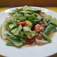 cucumber salad! 30 bhat! at Happy Mushroom - Food Stall in Chiang Mai