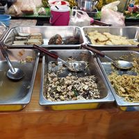 Laab and other dishes at Happy Mushroom - Food Stall in Chiang Mai