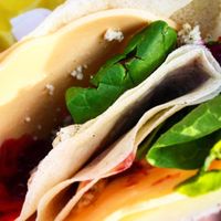 Turkey and cranberry sauce at FlipnFast in Newcastle Upon Tyne