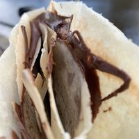 Hazelnut chocolate crepe at FlipnFast in Newcastle Upon Tyne