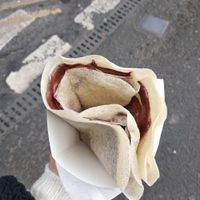 Vegan choc crepe at FlipnFast in Newcastle Upon Tyne