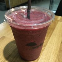 Ginger-Berry Smoothie at Rabbits Cafe in Portland