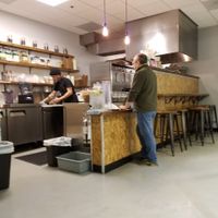 inside  at Rabbits Cafe in Portland