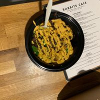 Black bean scramble  at Rabbits Cafe in Portland