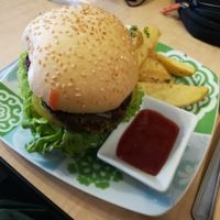 Heart Burger at Greens Spot Cafe  in Quezon City