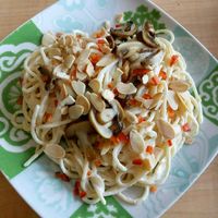 Almond Carbonara  at Greens Spot Cafe  in Quezon City