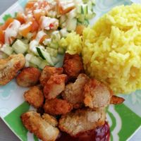 Vegan Nuggets at Greens Spot Cafe  in Quezon City