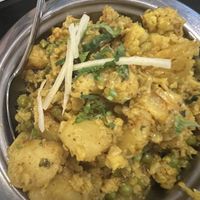 Cauliflower and potatoes  at Taj Mahal in Calgary