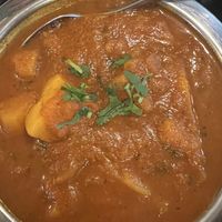 Potato curry  at Taj Mahal in Calgary
