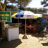 Front of restaurant at Khaing Shwe Wha Vegetarian Restaurant in Bagan