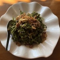 Tamarind leaf salad, Bagan speciality - delicious!! at Khaing Shwe Wha Vegetarian Restaurant in Bagan