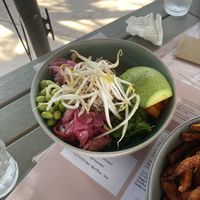Buddha bowl was the best I’ve ever had. So much flavour. Tasted way better than it looked!   at Coffee Cat on Kings in Caloundra